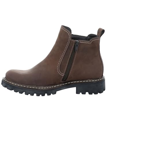 Josef Seibel Damen Chelsea Boots Marta 09,Weite G (Normal),lose Einlage,schlupfstiefel,flach,women's,woman,lady,Braun (moro-kombi),39 EU / 6 UK von Josef Seibel