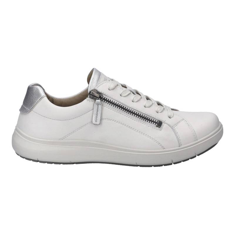 Sneaker WEISS-SILBER - Gr. - 38 von Josef Seibel