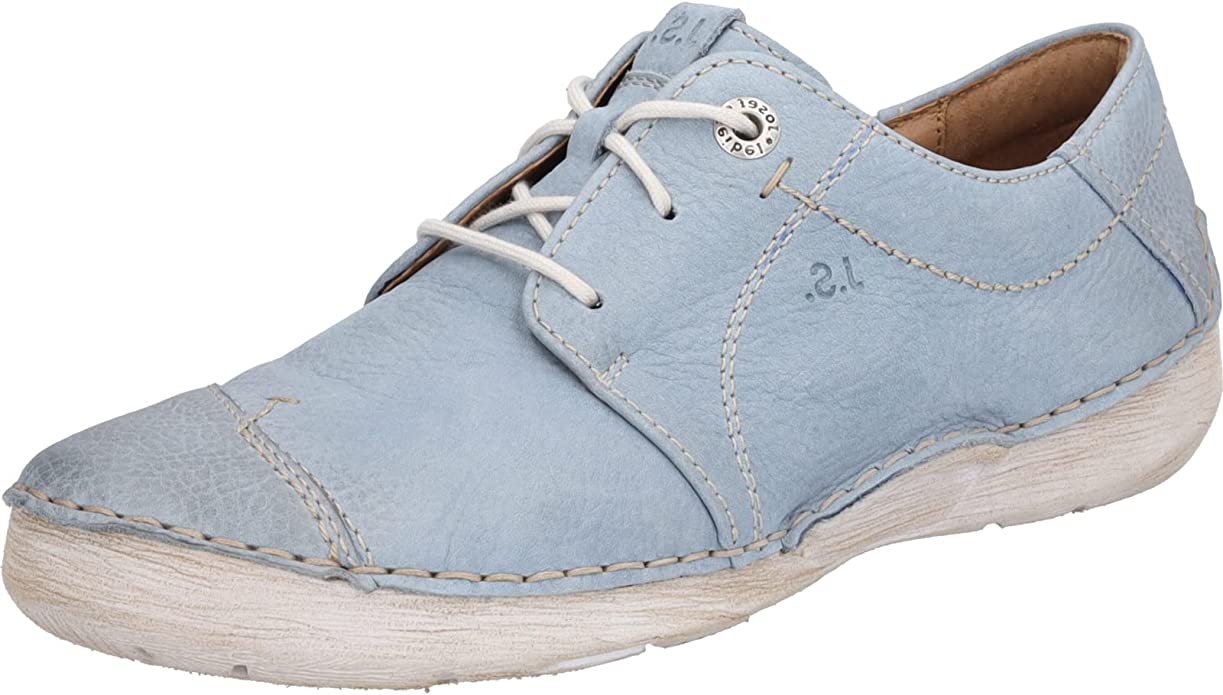 female Freizeit Schnürer blau 38 von Josef Seibel