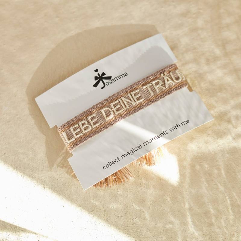 Lebe Deine Träume Armband von Josemma