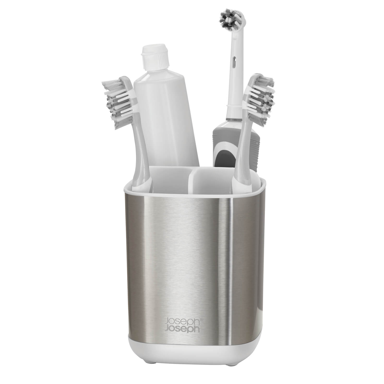 Joseph Joseph EasyStore Steel Toothbrush Caddy - Steel von Joseph Joseph