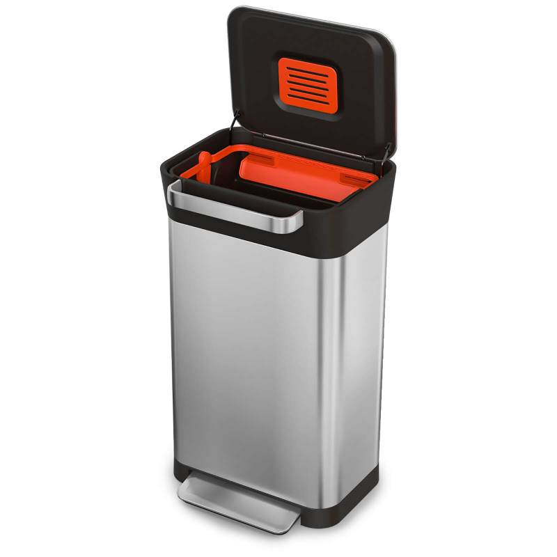 Joseph Joseph Titan Trash Compacting Bin - Stainless Steel von Joseph Joseph