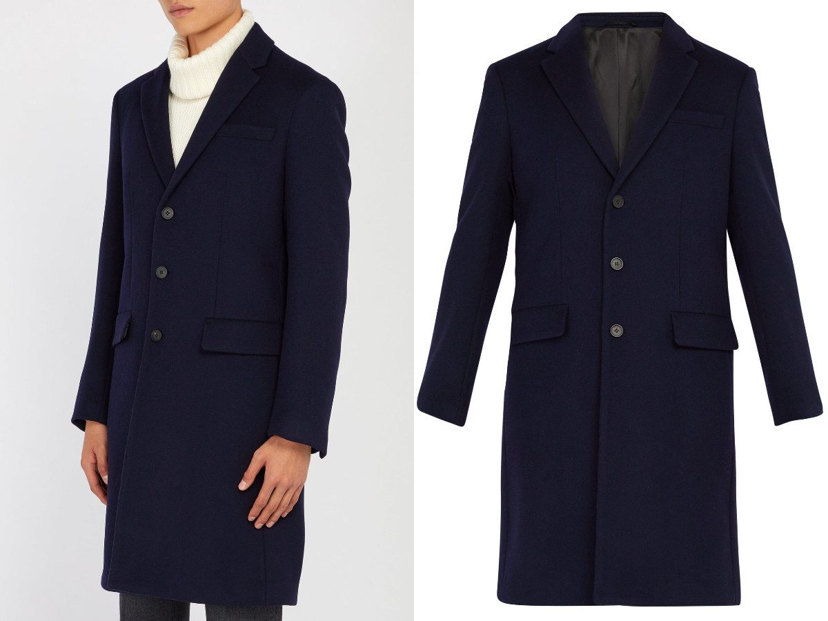 Joseph Joseph Wollmantel JOSEPH Men's London Wool Cashmere Overcoat Coat Mantel Jacke Jacket Pa von Joseph Joseph