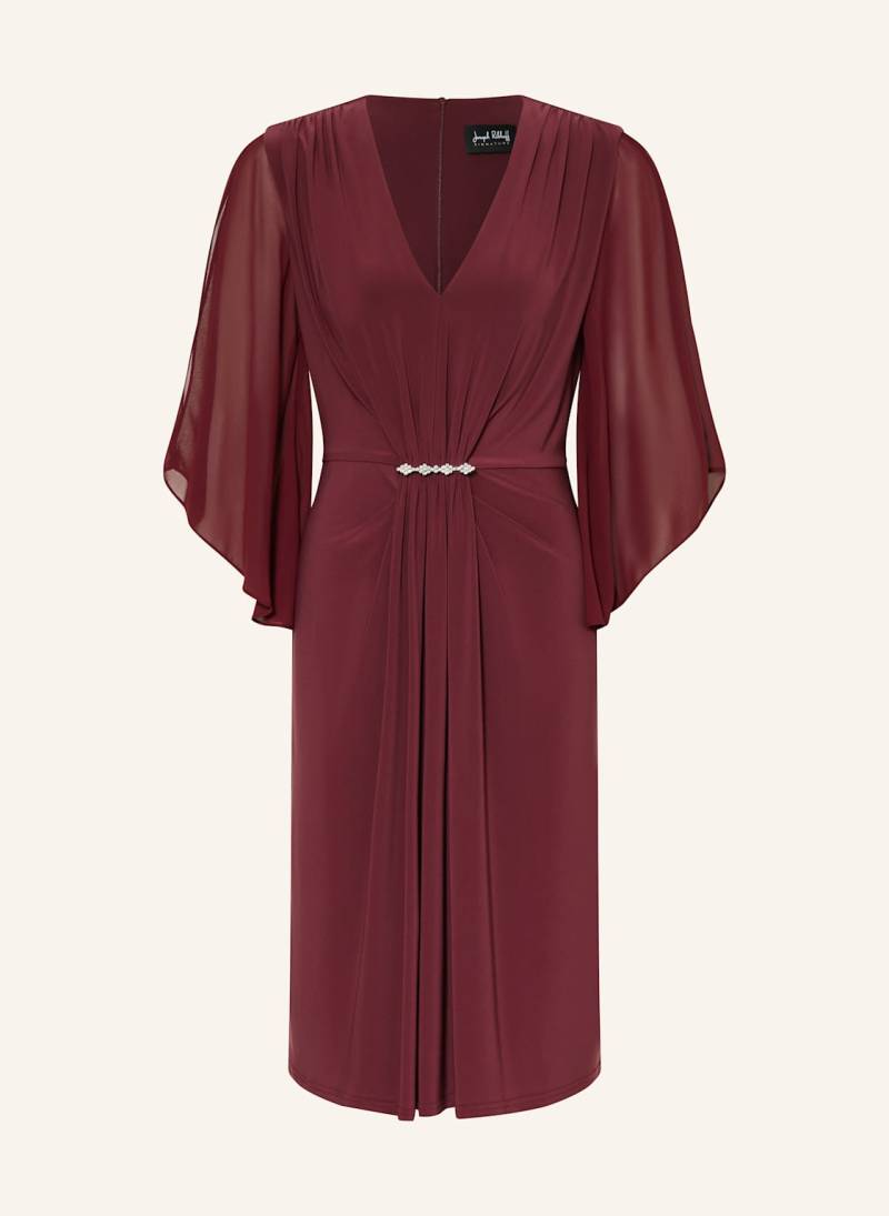 Joseph Ribkoff Signature Kleid Mit 3/4-Arm Und Schmucksteinen rot von Joseph Ribkoff SIGNATURE