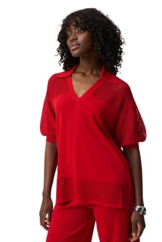 Joseph Ribkoff Blouse 251925 | XL | Red von Joseph Ribkoff