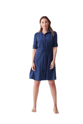 Joseph Ribkoff Dress 221112 | 44 | Navy Blue von Joseph Ribkoff