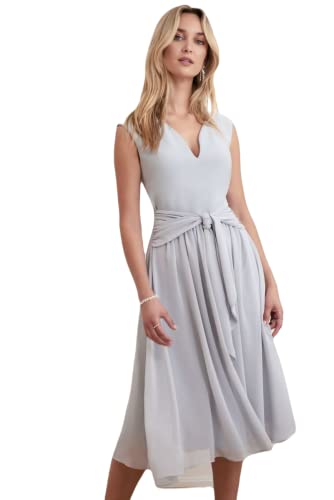 Joseph Ribkoff Dress 2213653559 | 36 | Grey von Joseph Ribkoff