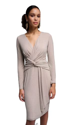 Joseph Ribkoff Dress 231763 | 34 | Champagne von Joseph Ribkoff