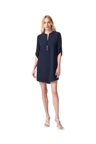 Joseph Ribkoff Dress 232201S | 38 | Navy Blue von Joseph Ribkoff