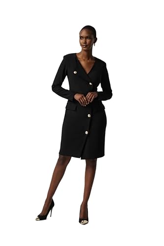 Joseph Ribkoff Dress 234153 | 38 | Black von Joseph Ribkoff