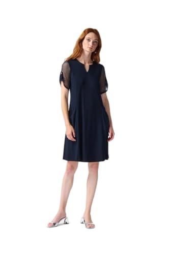 Joseph Ribkoff Dress 242218 | 44 | Navy Blue von Joseph Ribkoff