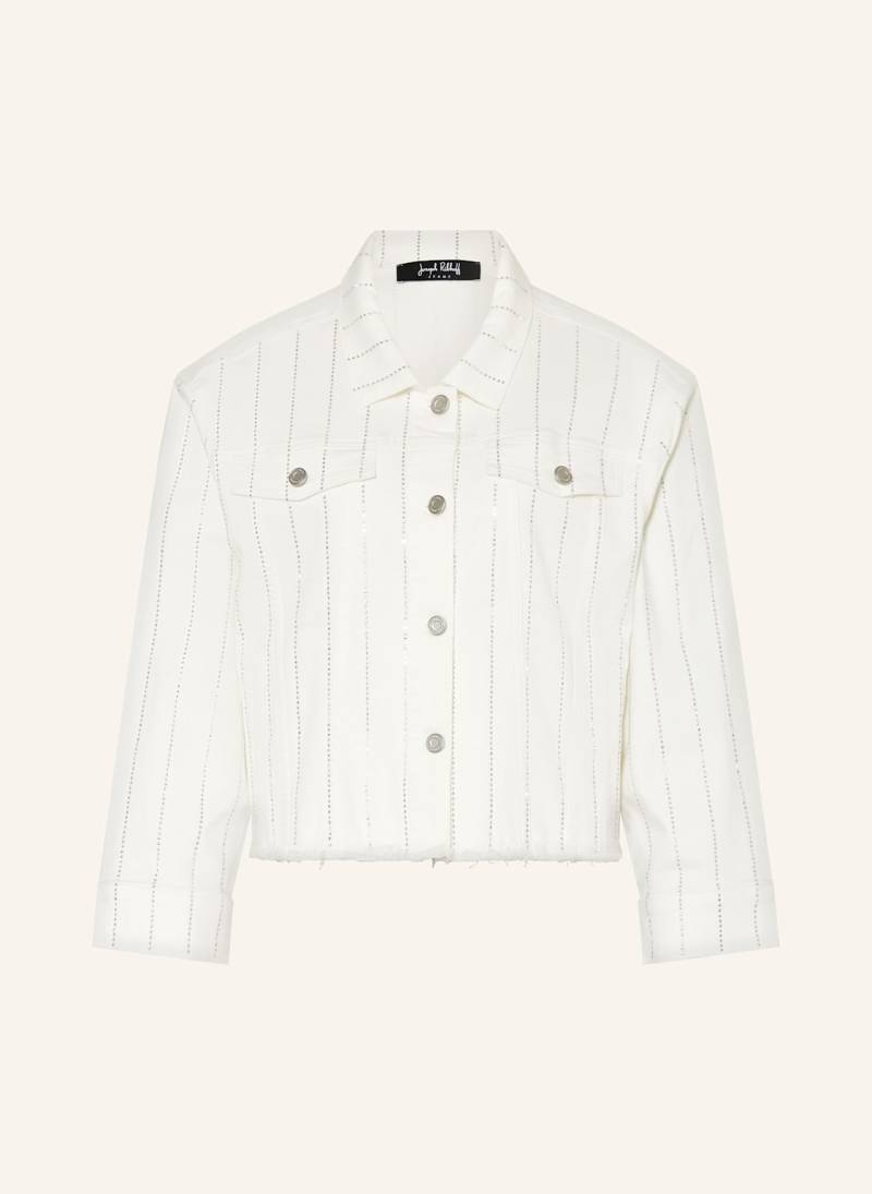 Joseph Ribkoff Jeansjacke Mit Schmucksteinen weiss von Joseph Ribkoff
