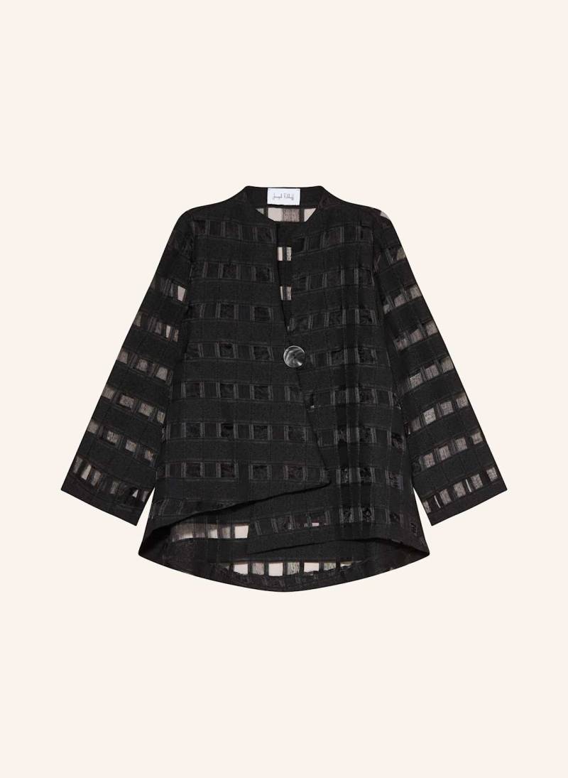 Joseph Ribkoff Kastenjacke Im Materialmix Mit 3/4-Arm schwarz von Joseph Ribkoff
