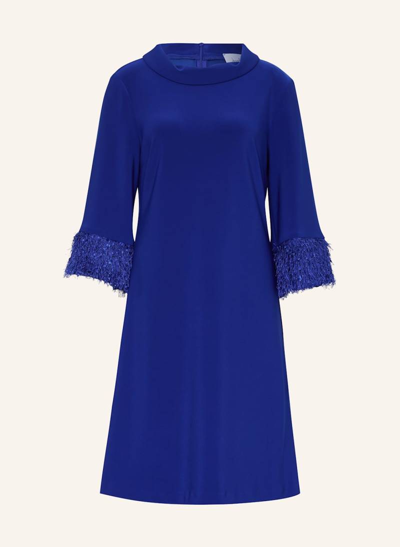 Joseph Ribkoff Kleid Mit 3/4-Arm Und Fransen blau von Joseph Ribkoff
