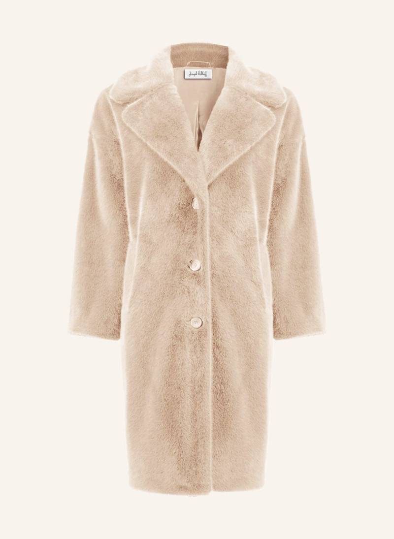 Joseph Ribkoff Kunstfell-Mantel beige von Joseph Ribkoff