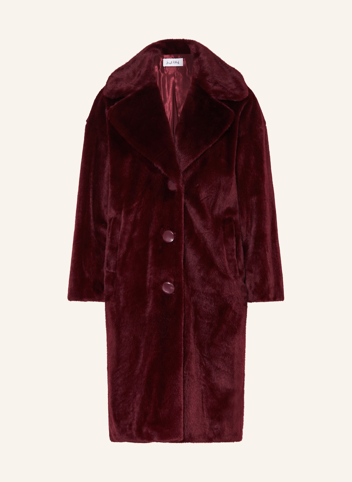 Joseph Ribkoff Kunstfell-Mantel rot von Joseph Ribkoff