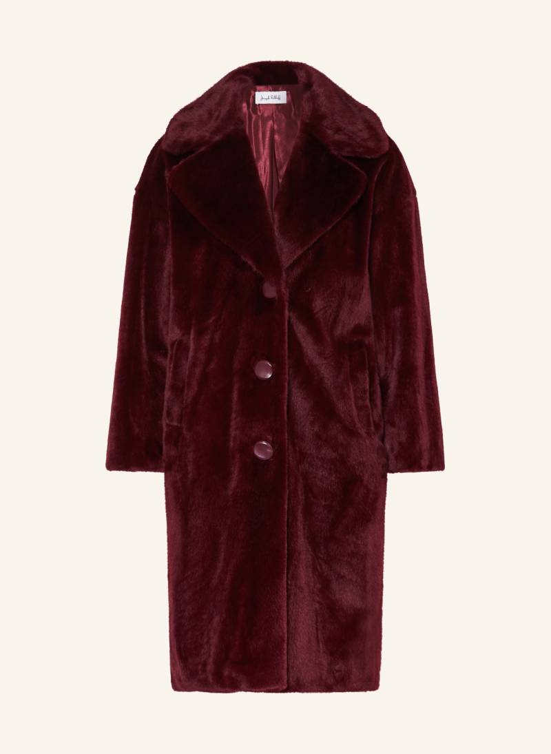 Joseph Ribkoff Kunstfell-Mantel rot von Joseph Ribkoff