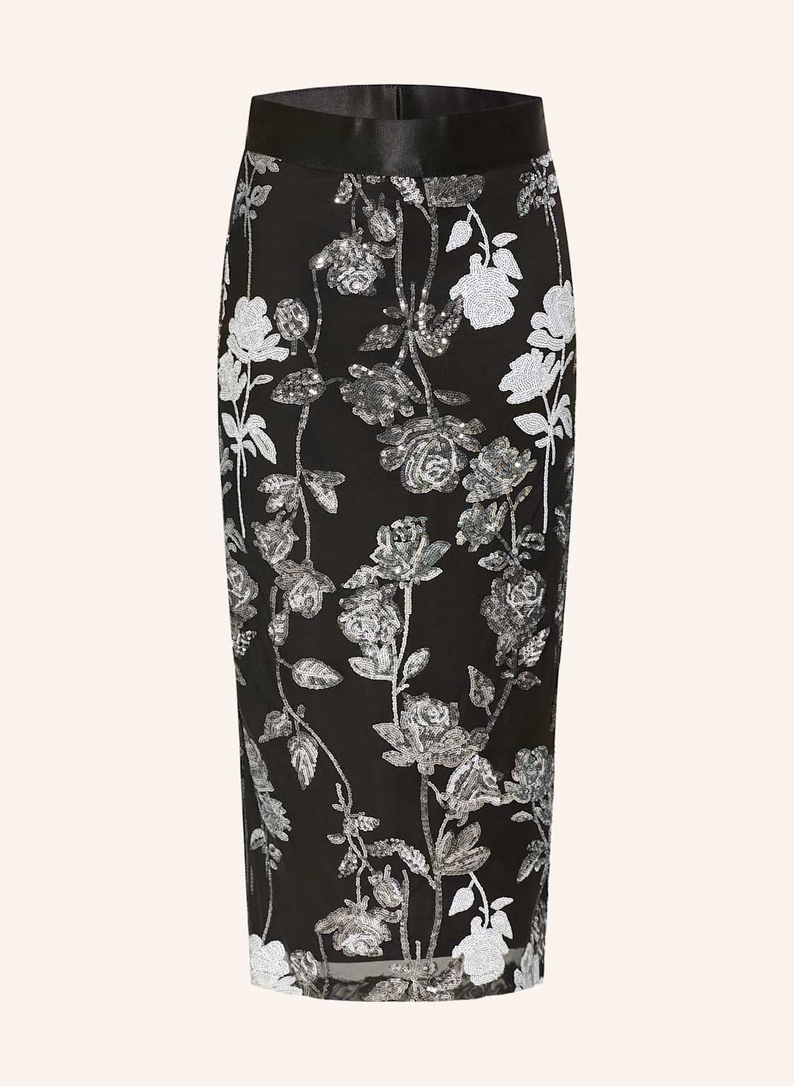 Joseph Ribkoff Mesh-Rock Mit Pailletten schwarz von Joseph Ribkoff