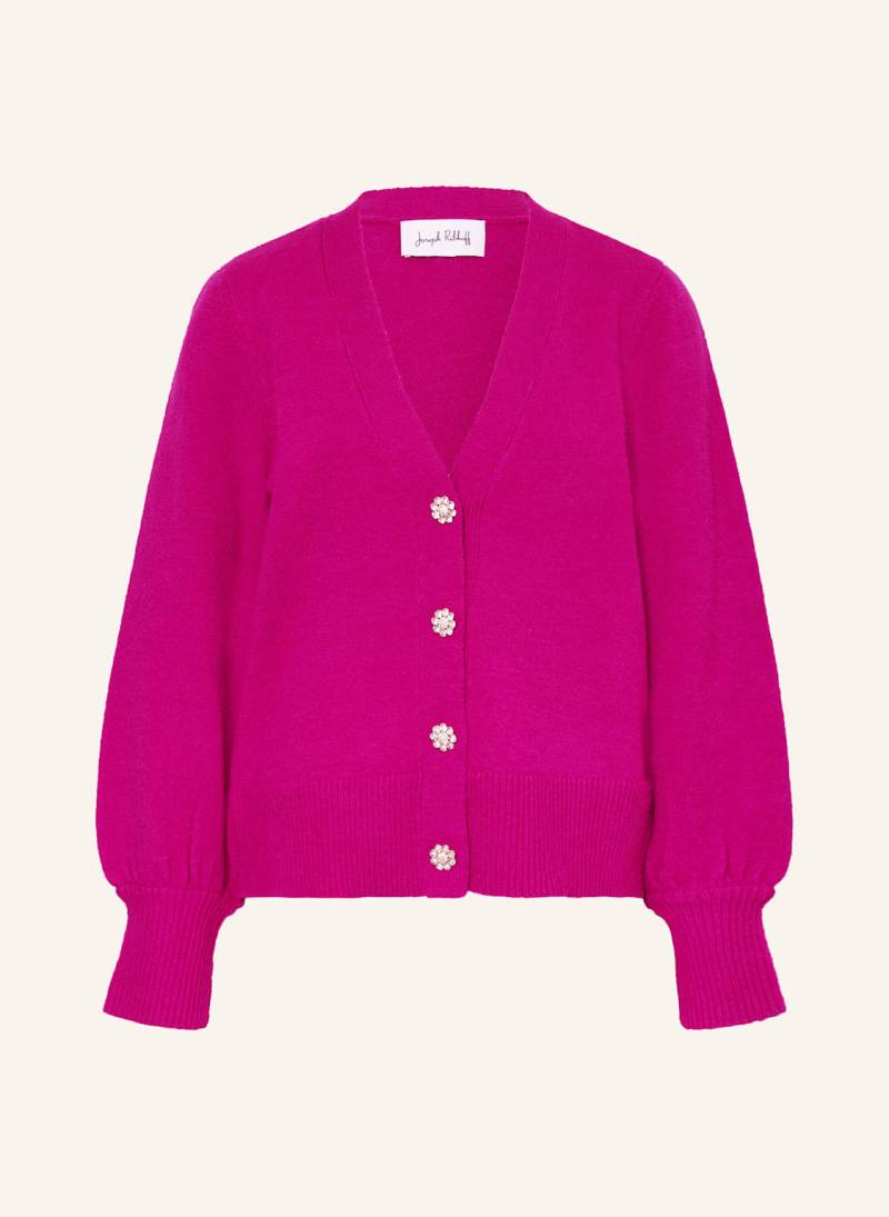 Joseph Ribkoff Strickjacke Mit Schmucksteinen pink von Joseph Ribkoff