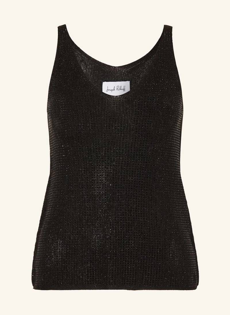 Joseph Ribkoff Stricktop Mit Glitzergarn Und Schmucksteinen schwarz von Joseph Ribkoff
