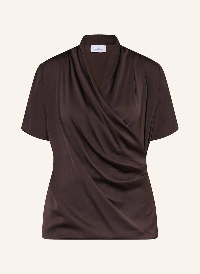 Joseph Ribkoff Blusenshirt Im Materialmix braun von Joseph Ribkoff