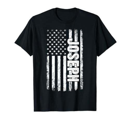 Joseph persönlicher Name American Flag Retro Männer Frauen T-Shirt Joseph persönlicher Name American Flag Retro Männer Frauen T-Shirt von Joseph spezialisiert den ersten Jungen Männer