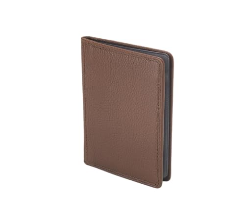 Josephine Osthoff EC-Karten und Ausweisetui Herren Leder Kreditkartenetui Kartenetui Damen RFID-Schutz Slim Wallet Card case mit Geldscheinfach (935), Farbe:Caramel von Josephine Osthoff Handtaschen-Manufaktur