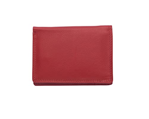 Josephine Osthoff Frankfurt Kreditkartenetui Herren RFID Schutz Geldscheinfach Slim echt Leder, Farbe:Kirsche von Josephine Osthoff