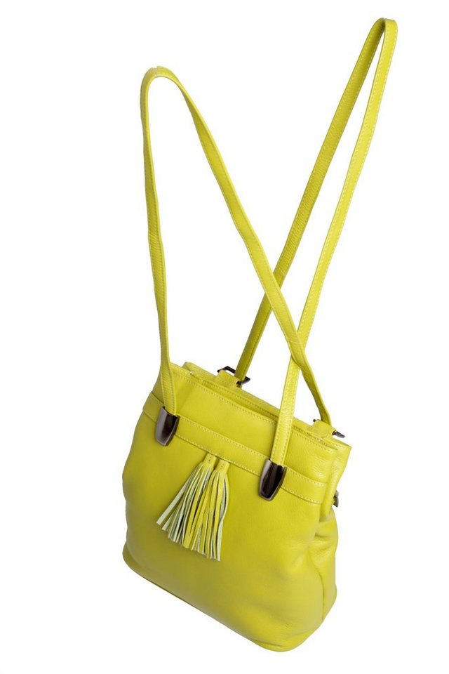 Josephine Osthoff Handtasche Lissabon Rucksack limone von Josephine Osthoff