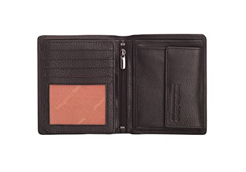Josephine Osthoff MOOS Geldbörse echt Leder mit RFID Schutz, Farbe:Espresso von Josephine Osthoff