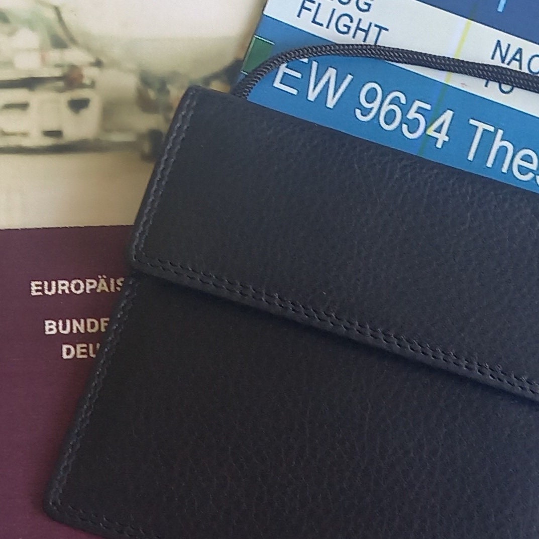 Brustbeutel Safety | 931 Echt Leder Mit Rfid-Schutz von JosephineOsthoff