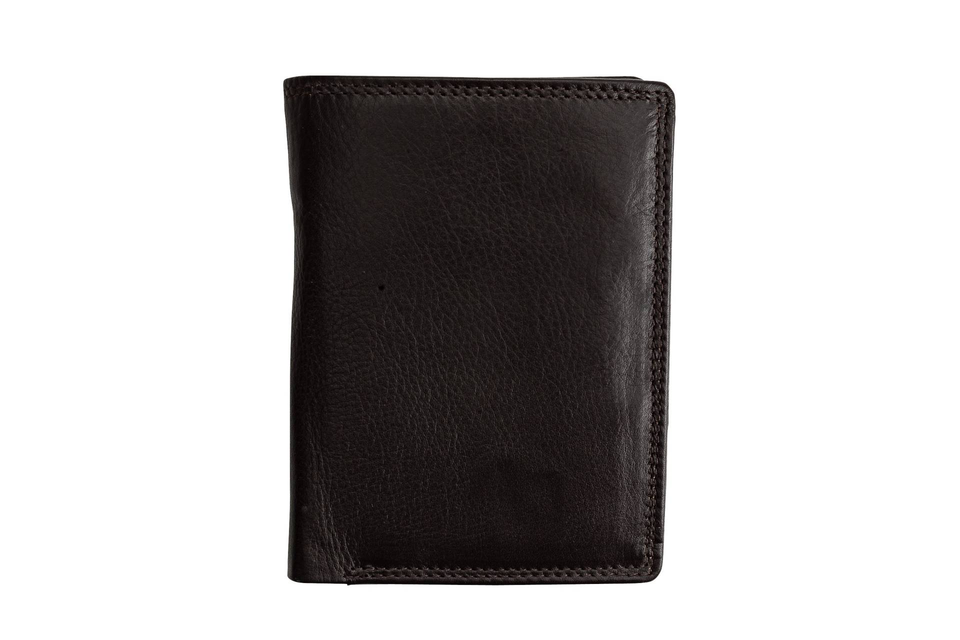 Geldbörse Herren Leder Portemonnaie Mit Zwei Münzfächern Kartenhalter Handgefertigter Geldbeutel | 924 von JosephineOsthoff