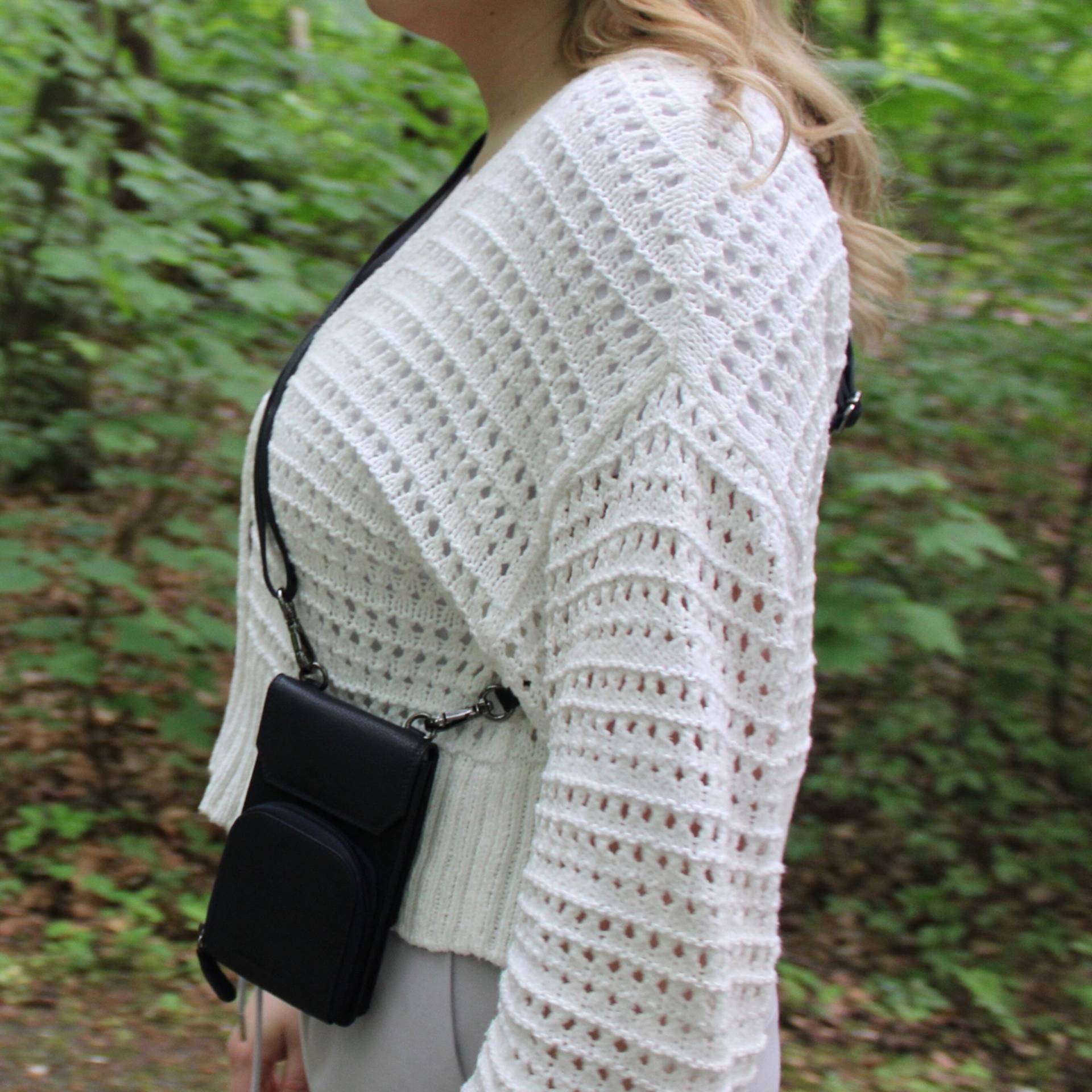 Handytasche Leder Umhängetasche Zum Umhängen Handyhülle Mit Airpods Täschchen | 100 von JosephineOsthoff