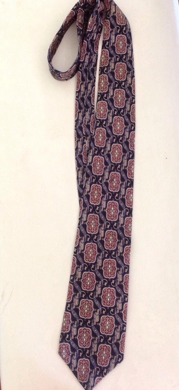 Gant 100% Seidenkrawatte Made in Usa von Josephinewardrobe