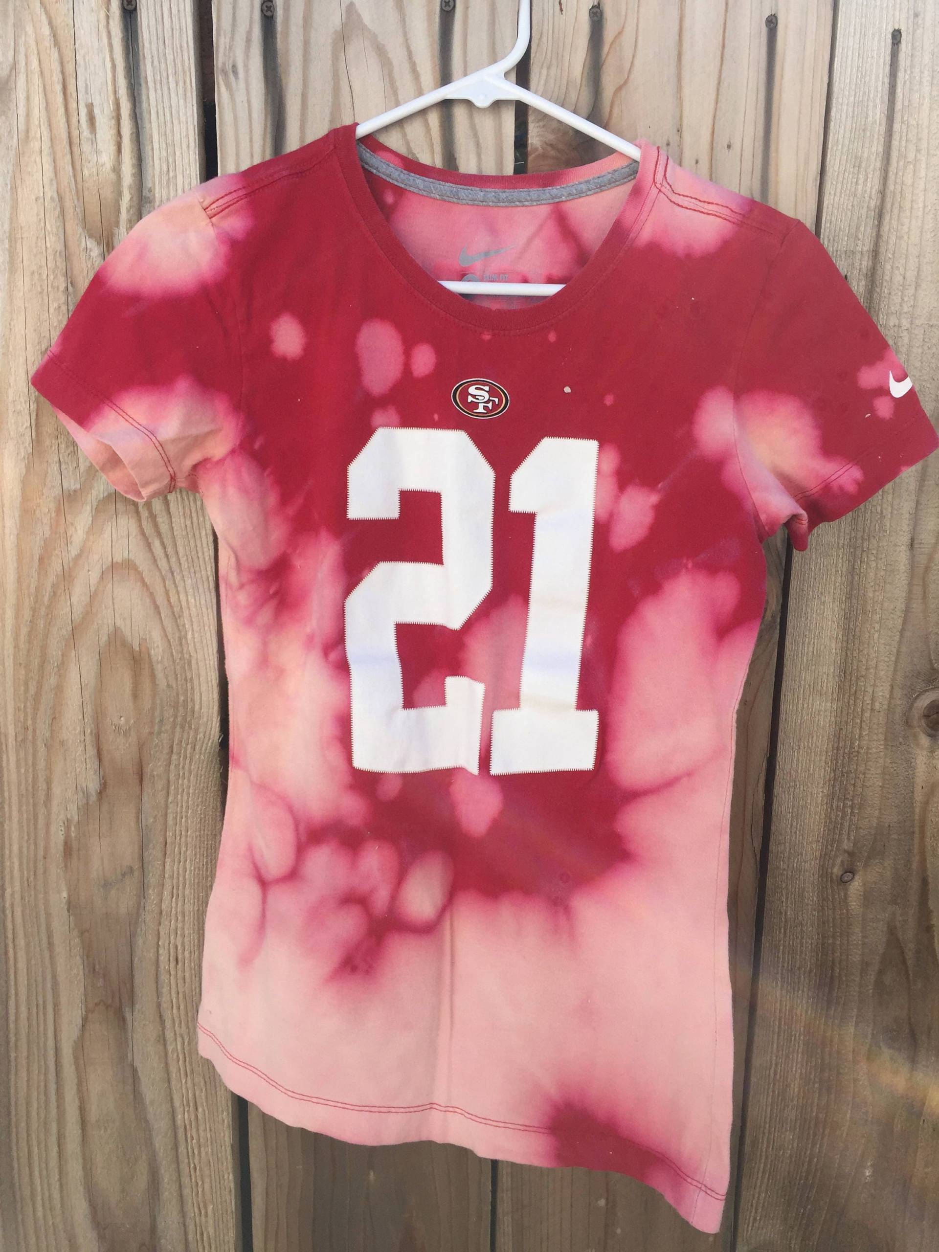 Damen Größe Kleine 49Ers Gebleicht T von JoshabedDesign