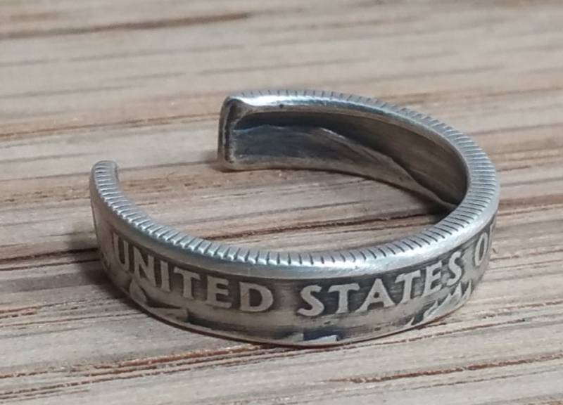 Silber Dime Zehenring von JoshsCoinRings