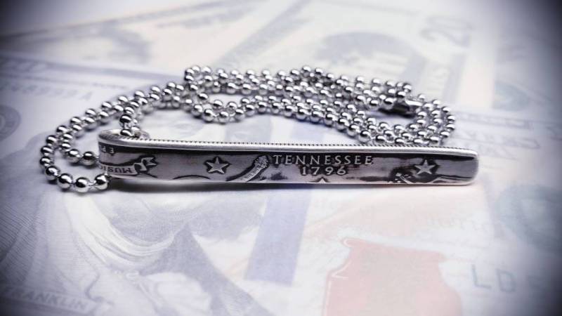 Silber State Quarter Anhänger von JoshsCoinRings