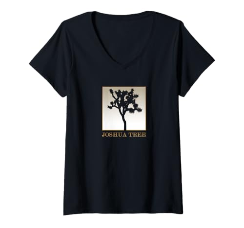 Damen The Joshua Tree T-Shirt mit V-Ausschnitt Damen The Joshua Tree T-Shirt mit V-Ausschnitt von Joshua Tree Apparel Co.