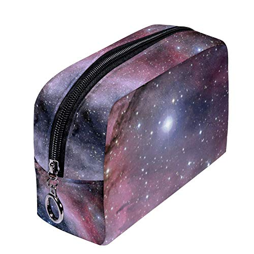 Kosmetiktasche mit Galaxie-Nebel, Reise-Kosmetiktasche, Kulturbeutel, Kulturbeutel, Kulturbeutel, tragbar, Reise-Make-up-Tasche, Aufbewahrungs-Organizer für Frauen und Mädchen von Josidd