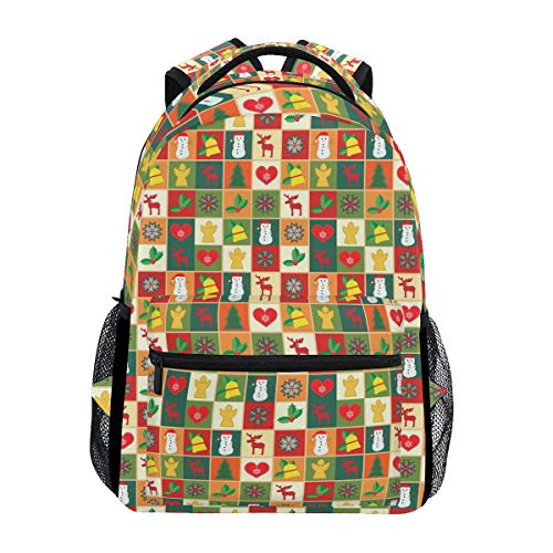 Modischer Laptop-Rucksack für Damen und Herren, buntes Dreieck-Muster, Reise-Schulter-Rucksack, Wandertasche, Büchertasche für Studenten, Mehrfarbig 7, Einheitsgröße, Casual von Josidd