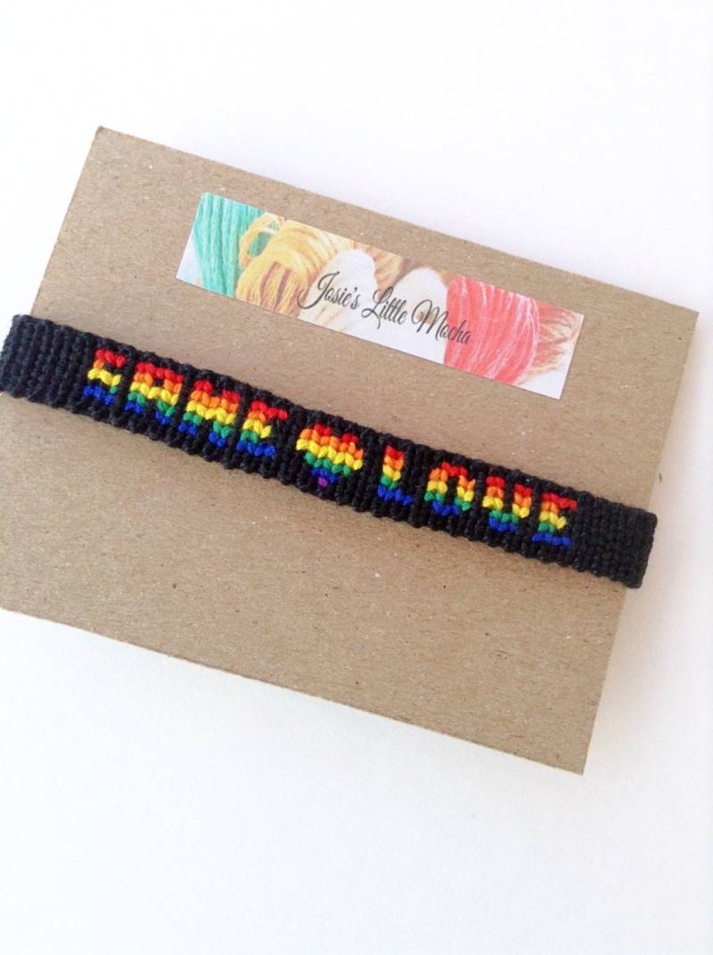 Gleiche Liebe Armband/Gay Pride Lgbt-Armband Stolz Homosexuell Schmuck Gleiche Freundschaftsarmband Regenbogen Gleiche Liebe Armband/Gay Pride Lgbt-Armband Stolz Homosexuell Schmuck Gleiche Freundschaftsarmband Regenbogen von JosiesLittleMocha