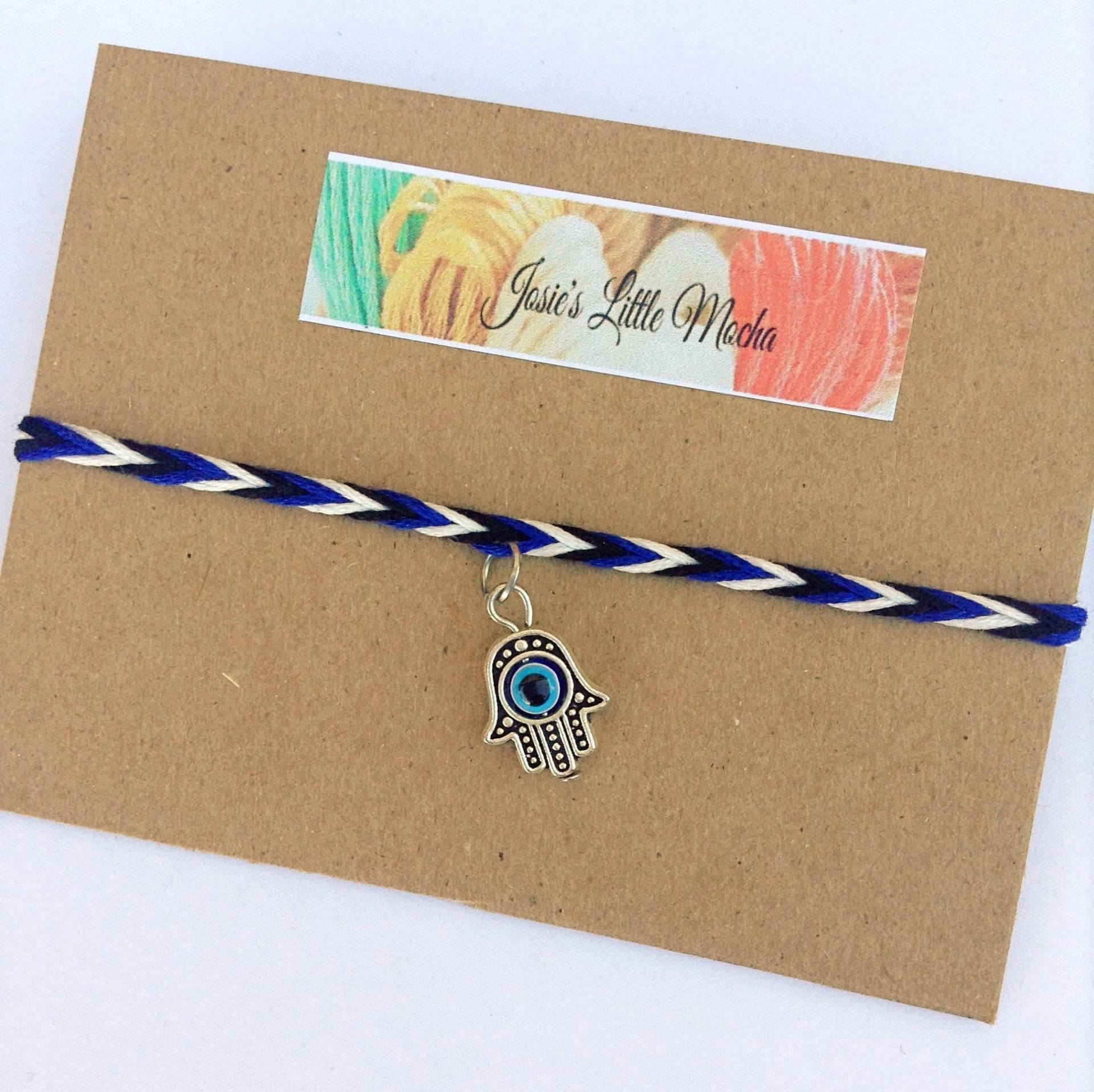 Hamsa Handarmband/Bettelarmband Evil Eye Armband Gut Glücksarmband Wish Hamsa Handarmband/Bettelarmband Evil Eye Armband Gut Glücksarmband Wish von JosiesLittleMocha