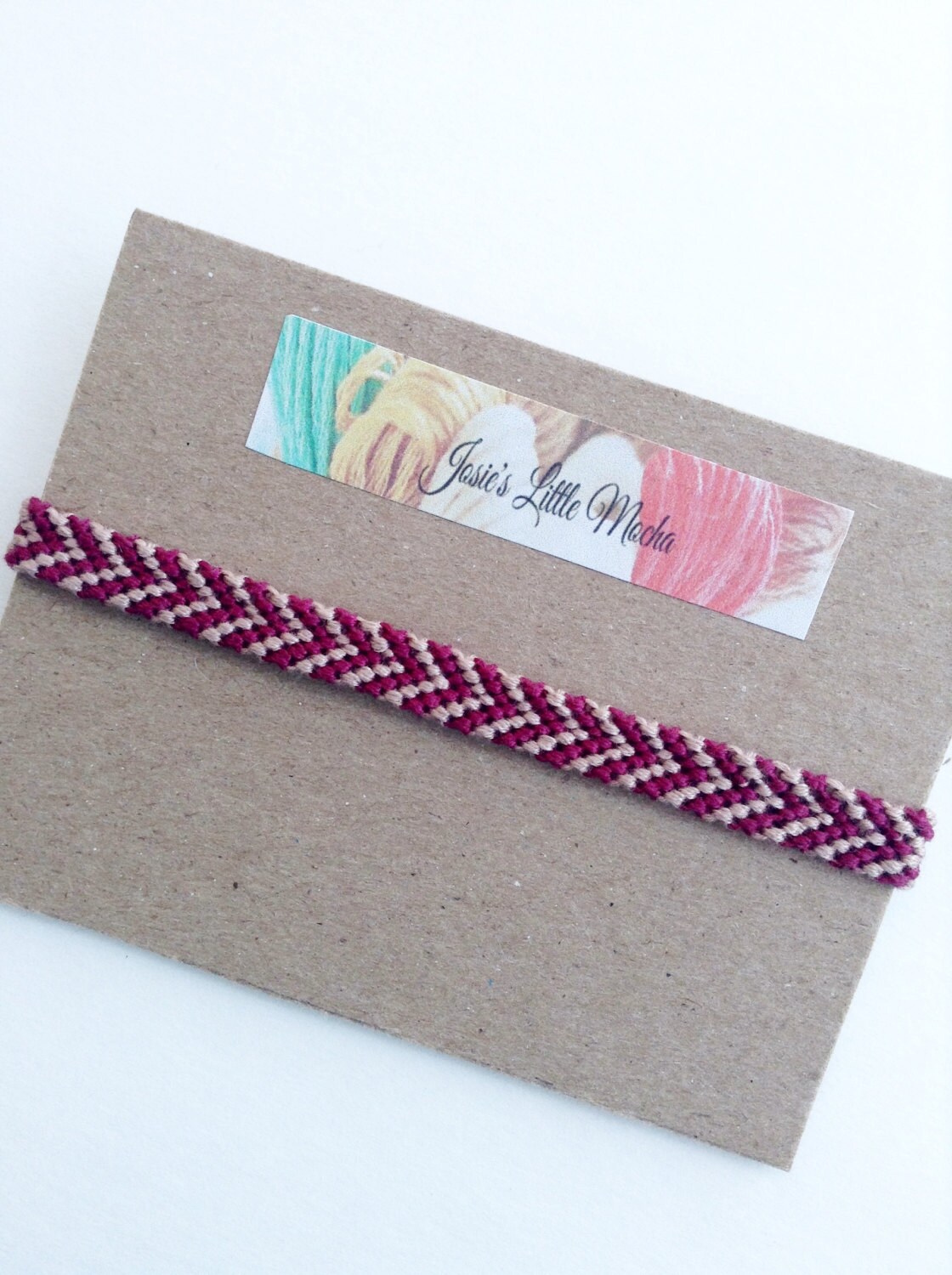 Mittlerer Größe Chevron Freundschaftsarmband/V-Form Anpassbare Armband Mittlerer Größe Chevron Freundschaftsarmband/V-Form Anpassbare Armband von JosiesLittleMocha