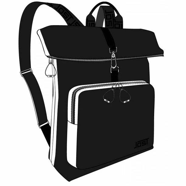 Jost Sala Kurierrucksack 40 cm - schwarz Jost Sala Kurierrucksack 40 cm - schwarz von Jost Bags