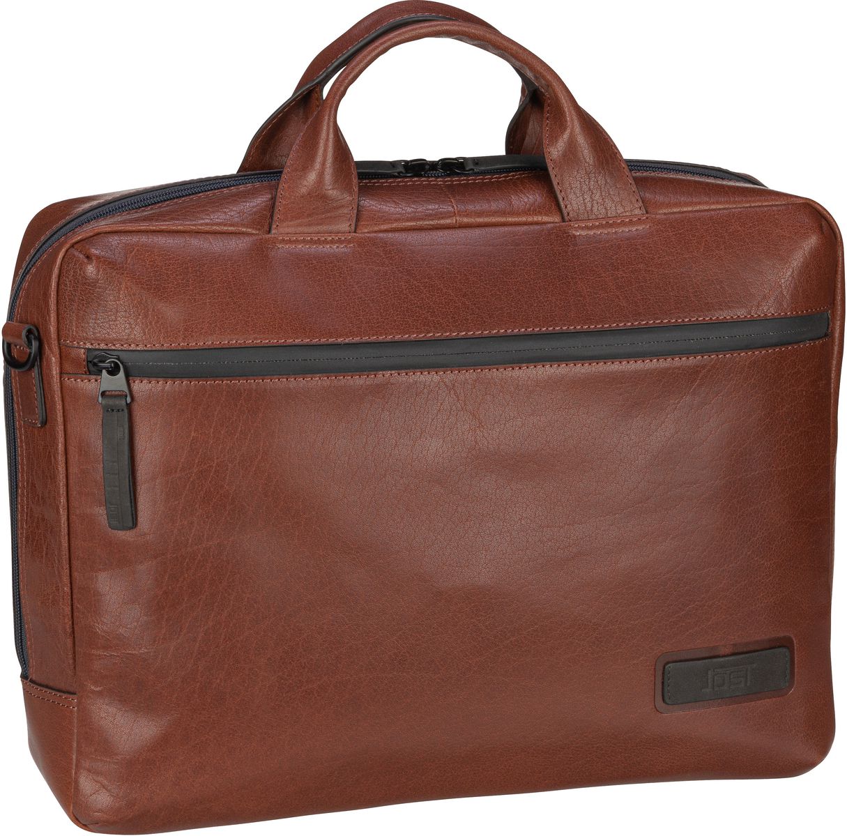 Jost Malmö Business Bag 1 Comp  in Cognac (12 Liter), Aktentasche von Jost