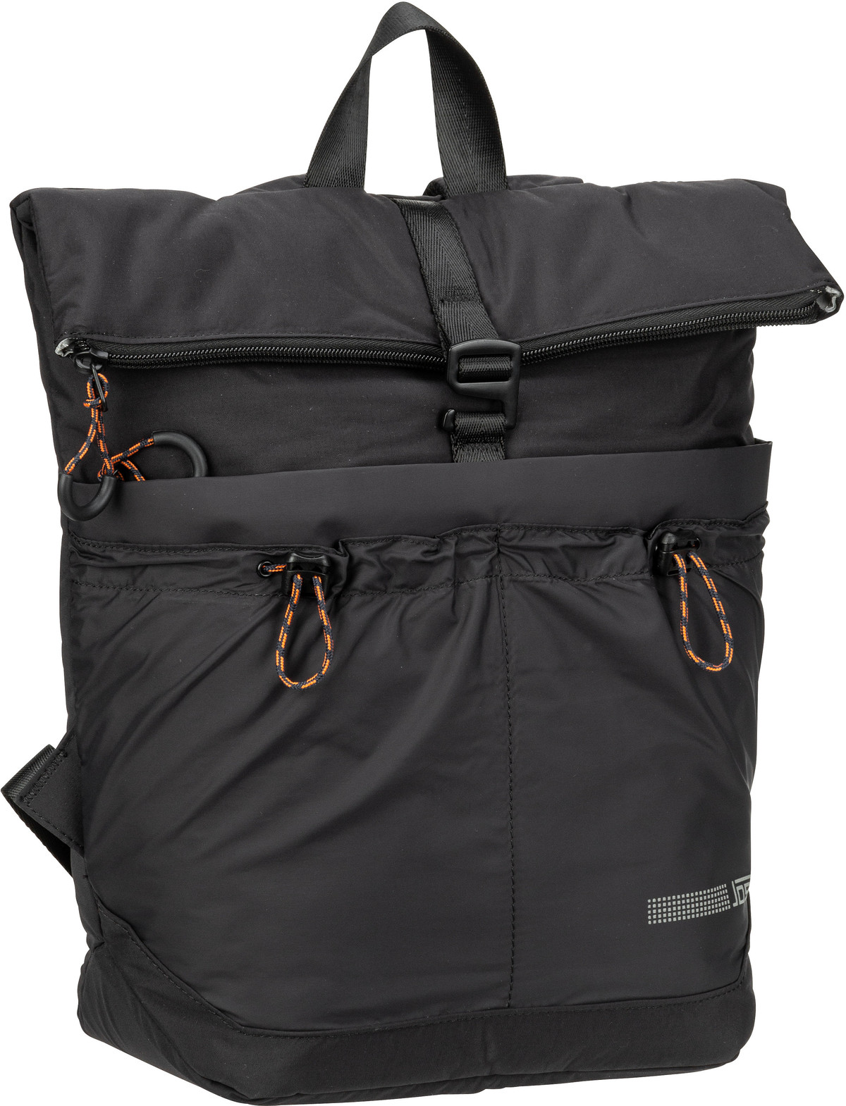 Jost Lohja Backpack Courier  in Schwarz (13.1 Liter), Rolltop Rucksack von Jost