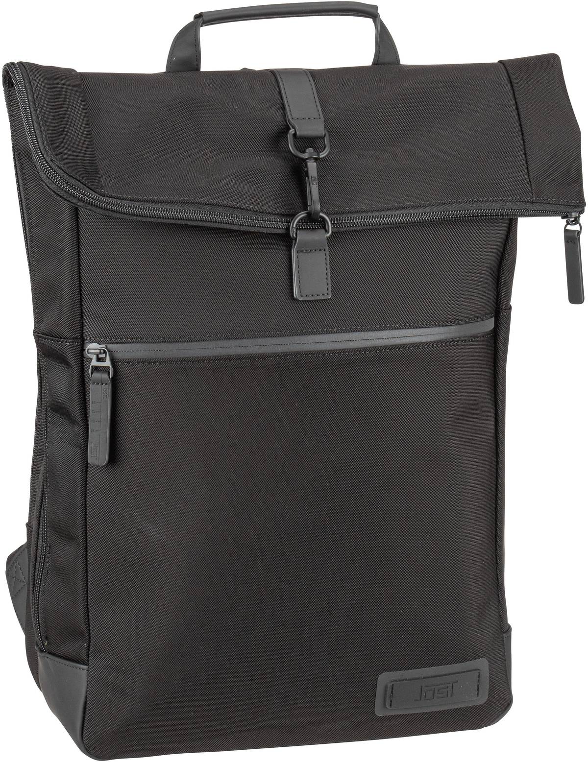 Jost Tallinn Backpack Courier  in Schwarz (13.2 Liter), Laptoprucksack von Jost