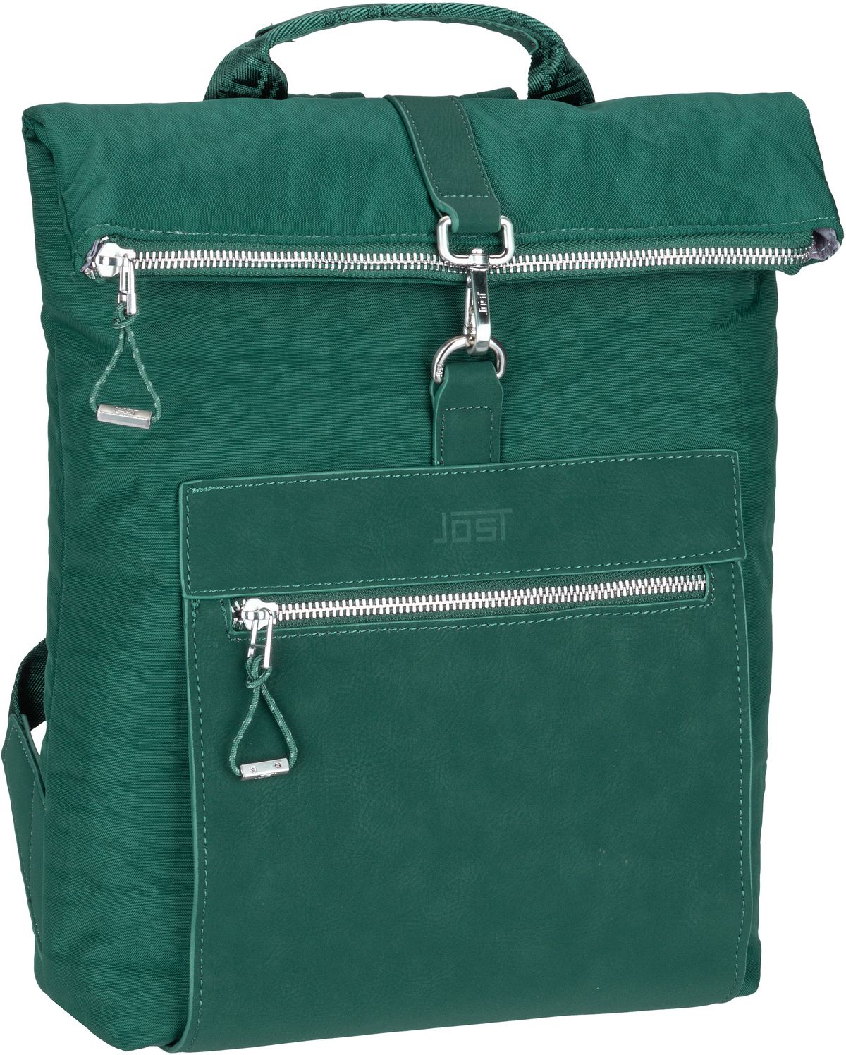 Jost Roskilde Backpack Courier  in Grün (10.2 Liter), Rolltop Rucksack von Jost