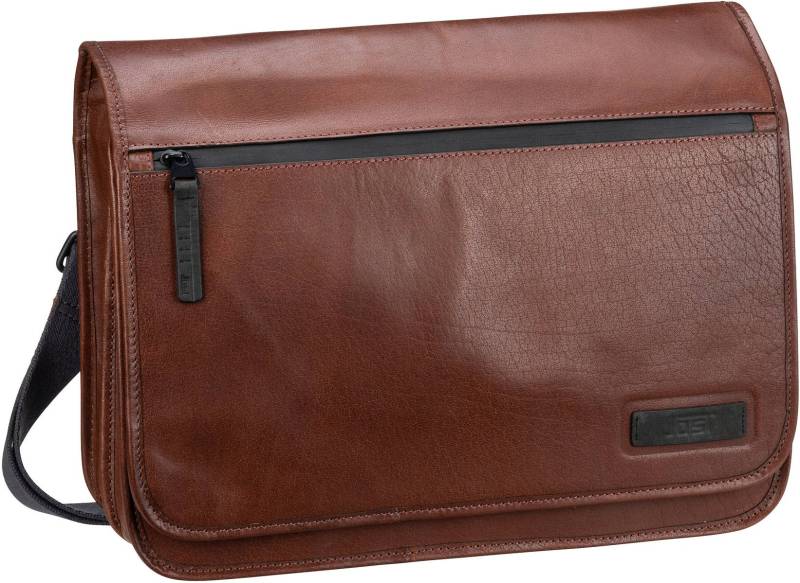 Jost Malmö Shoulder Bag Flap L  in Cognac (13 Liter), Umhängetasche von Jost