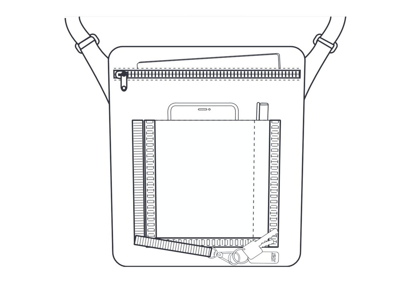 Jost Umhängetasche TALLINN Umhängetasche XS von Jost